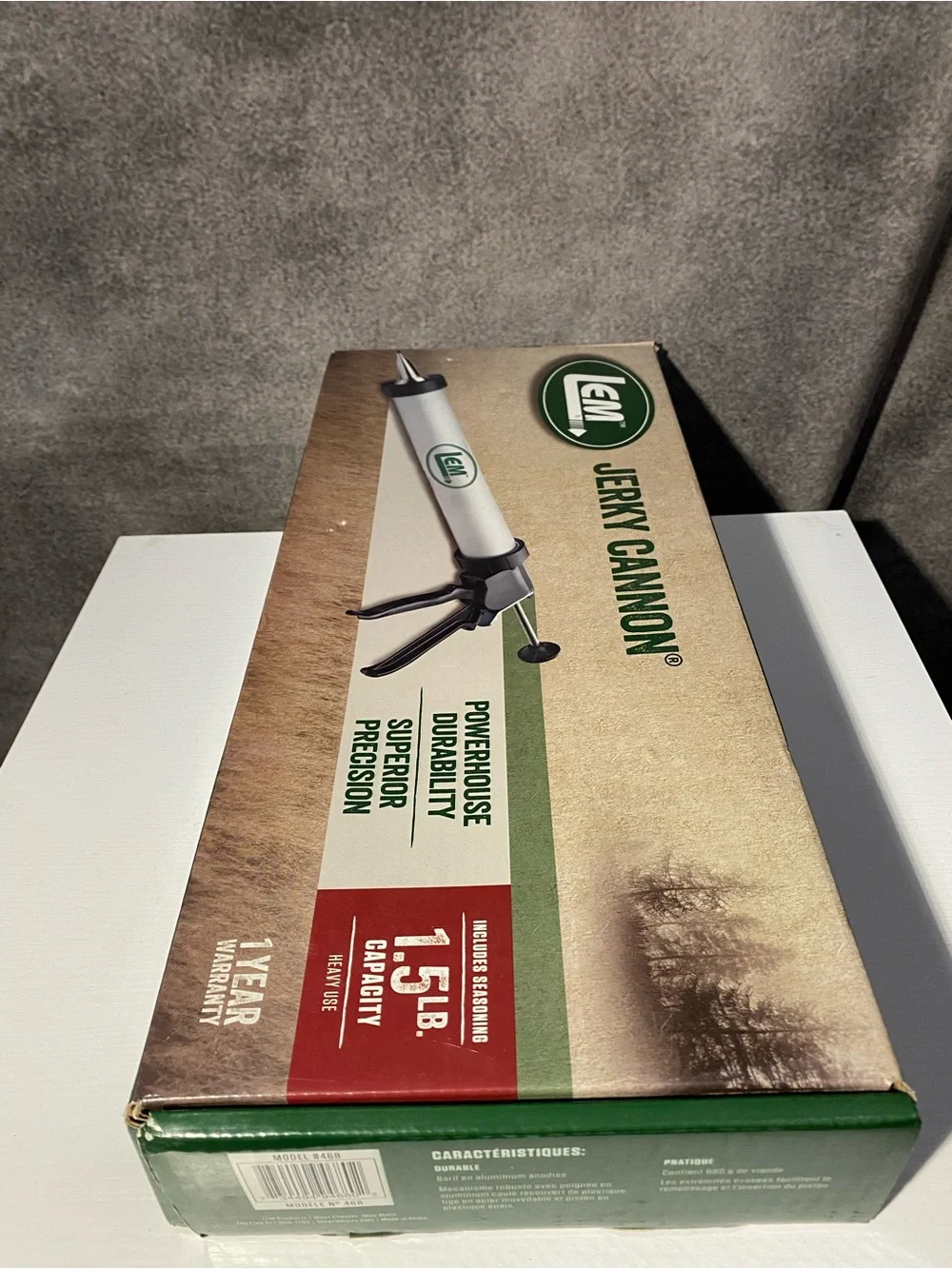 LEM The Original Jerky Cannon Model 468 Meat Gun 1.5 lb Capacity Complete